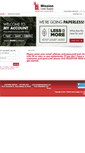 Mobile Screenshot of myaccount.missionlinen.com